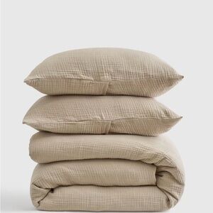 Quince Organic Airy Gauze Duvet Cover  Set